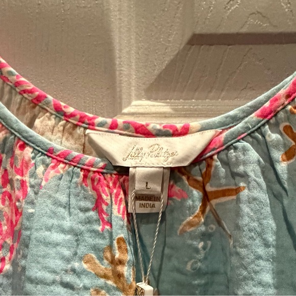 Lilly Pulitzer Zemini Royal Coral Cover Up/Dress - Picture 4 of 6